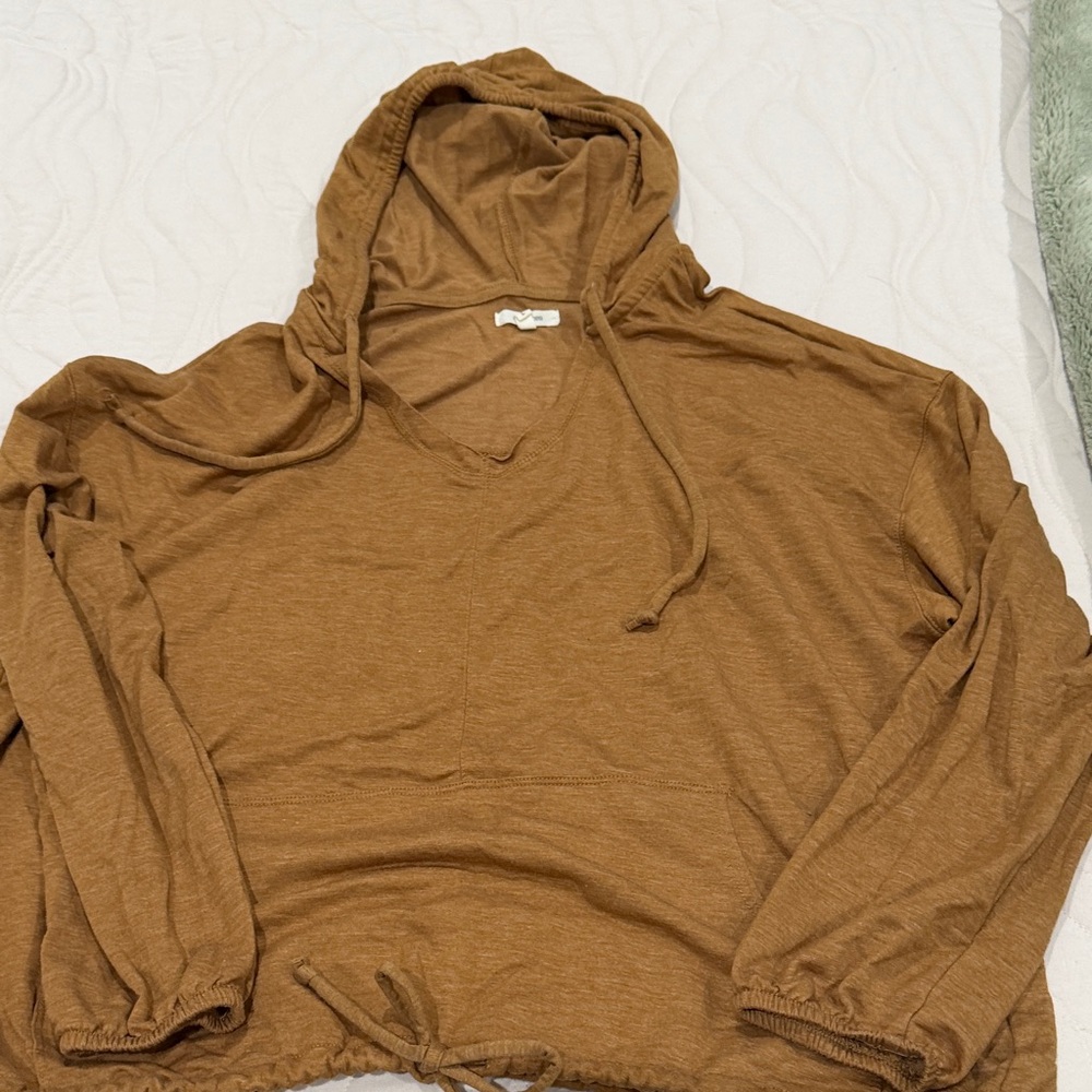 Maurices Tan Hooded Top